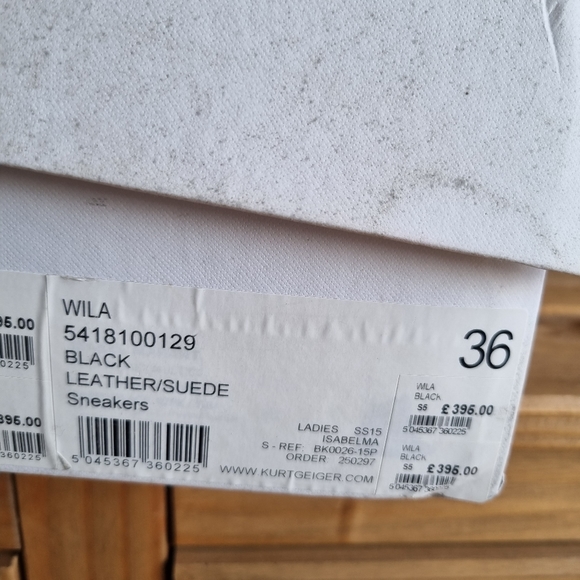 Isabel marant wila sneakers suede black/gold uk 3 Bnwb see description - Picture 11 of 11